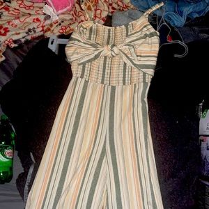 Woman’s one piece flare pant summer set